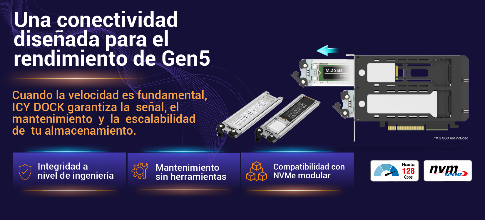 Une connectivité conçue pour les performances Gen5