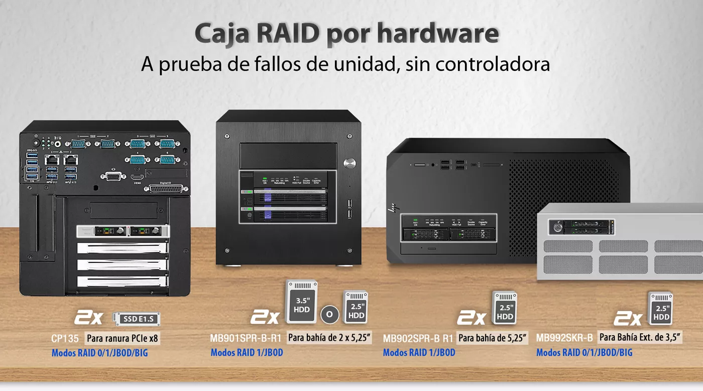 Caja Raid por hardware